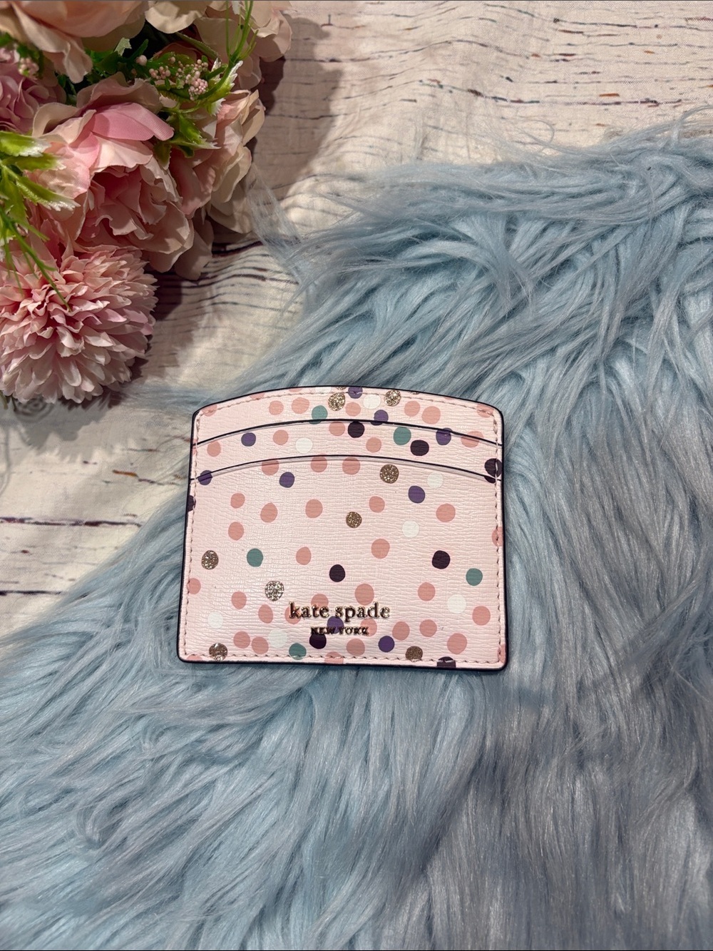 Kate Spade New York Sylvia Disco Dots Cardholder Wallet